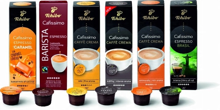 TCHIBO CAFISSIMO ZESTAW COLLECTION 60 kaps