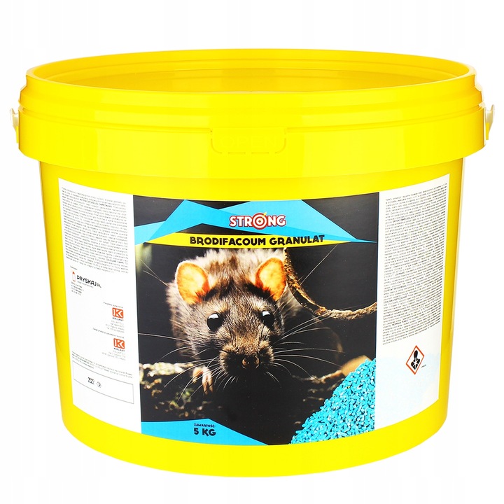TRUTKA NA SZCZURY I MYSZY STRONG 5KG GRANULAT