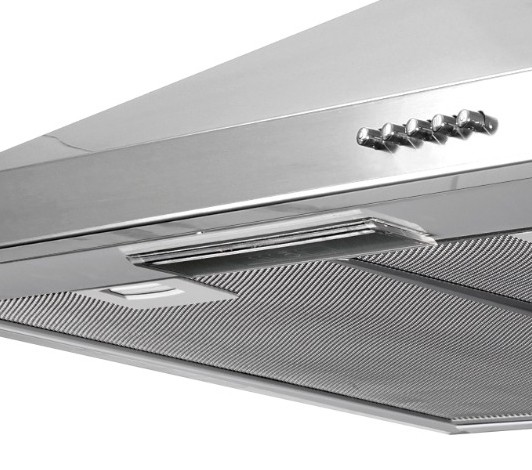 OKAP KUCHENNY KOMINOWY ŚCIENNY 60CM STAL LED