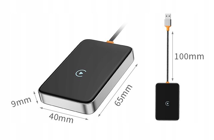 Bezprzewodowy Adapter USB TRADEBIT 2w1 CarPlay Android Auto do samochodu
