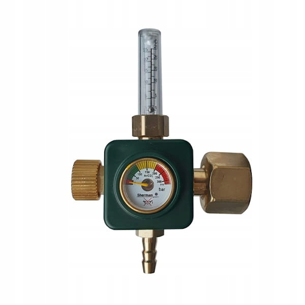 Sherman RBN Mini CO2/Argon Reduktor z rotametrem 200 bar