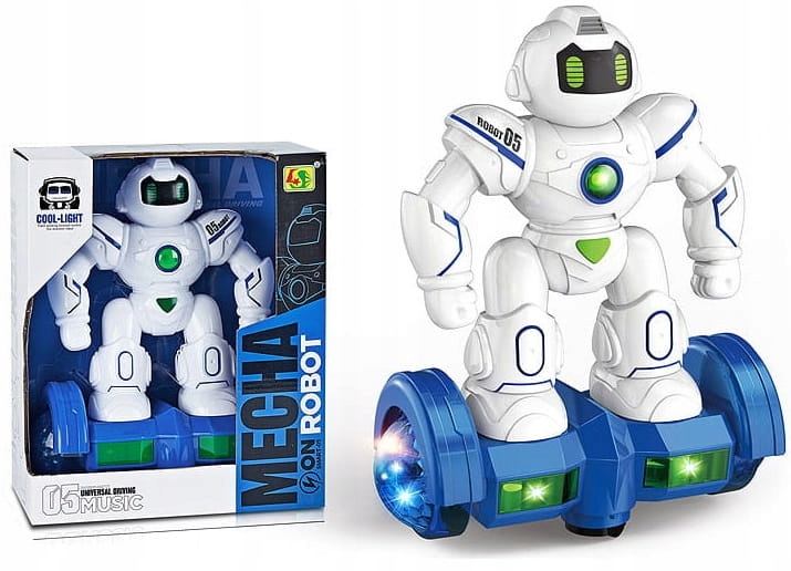 ROBOT TAŃCZĄCY KOSMITA NA BATERIE ŚWIATŁO DŹWIĘK