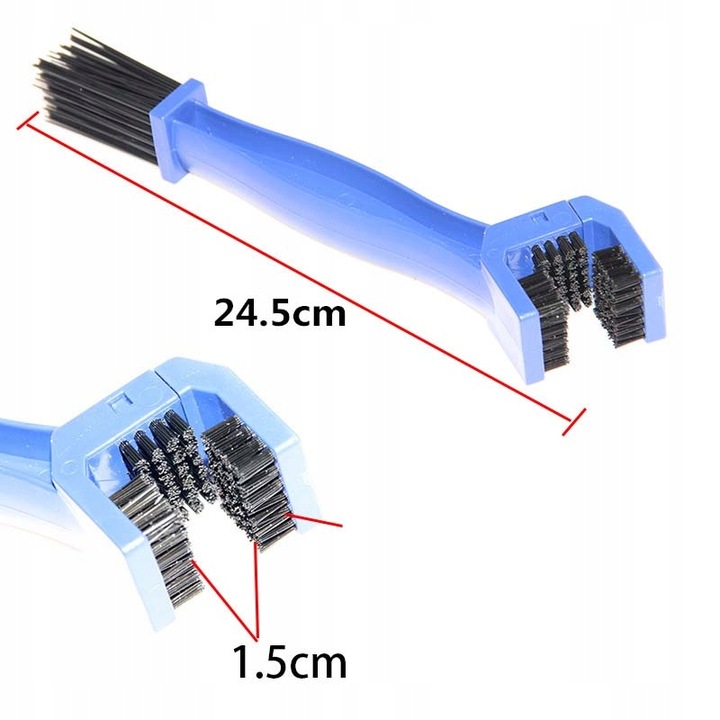 SZCZOTKA DO CZYSZCZENIA ŁAŃCUCHA MOTOCYKLOWEGO