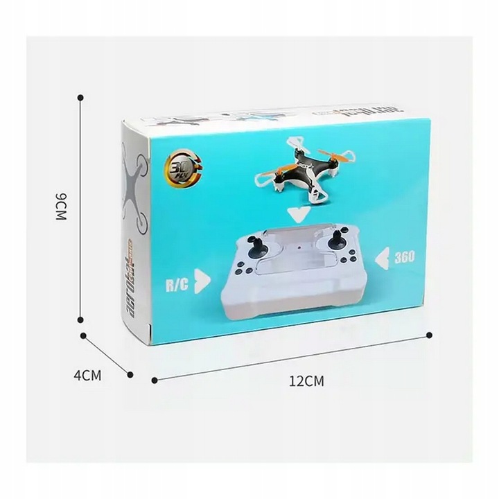 Mini Dron Kontroler-Etui Niebieski Frajda dla każdego!