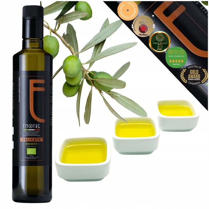 OLIWA EXTRA VIRGIN BIO DELICATO NAGRADZANA ZBIÓR 2024 WŁOSKA 750 ml