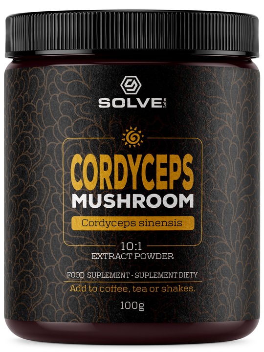 CORDYCEPS SINENSIS 10:1 EKSTRAKT 100G SOLVE LABS