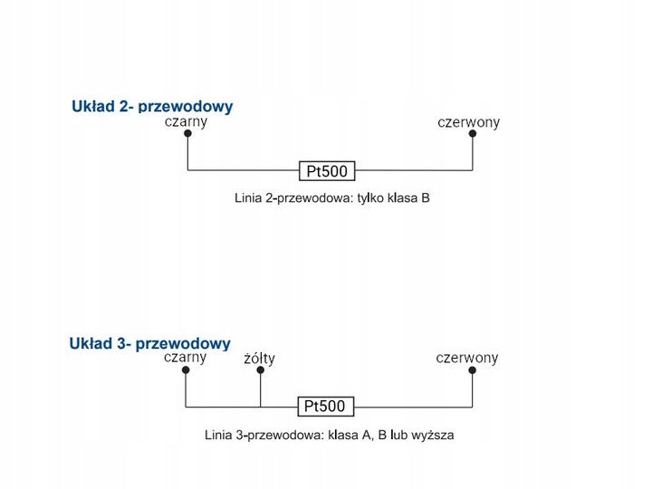 Czujnik Temperatury PT1000 Przewód Silikonowy 1m
