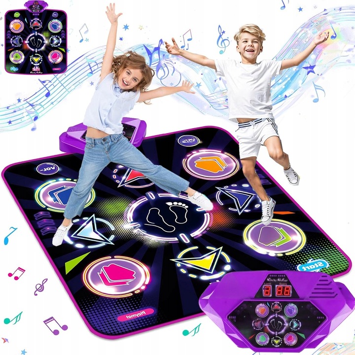 MATA DO TAŃCZENIA MUZYCZNA TANECZNA DLA DZIECI GRA INTERAKTYWNA TAŃCA ZABAW