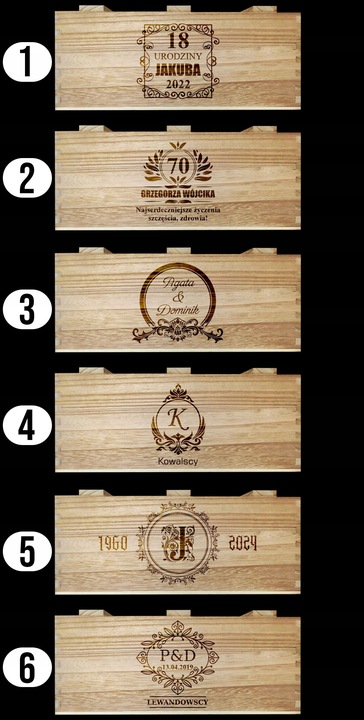 Zestaw do Whisky Skrzynka z Grawerem Kamienie Szczypce Prezent dla Mężczyzn