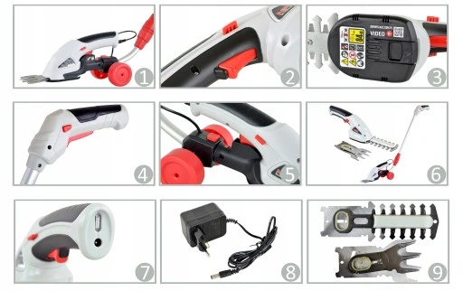 NOŻYCE DO TRAWY KRZEWÓW NAC TA36H-JN AKU Z RĄCZKĄ