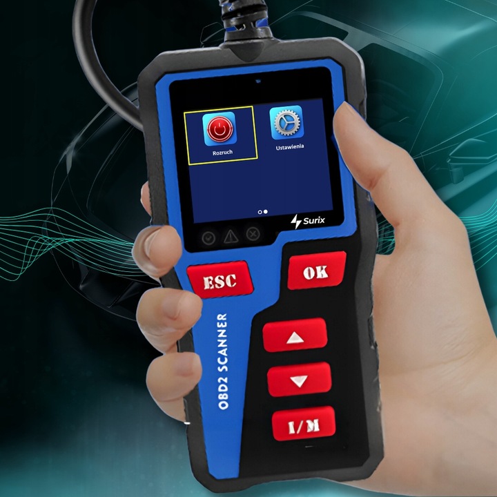 INTERFEJS DIAGNOSTYCZNY TESTER OBD2 JĘZYK POLSKI SKANER PL MENU POPRAWIONY