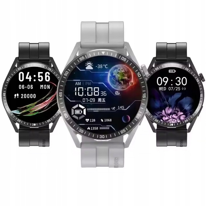 SMARTWATCH ZEGAREK MĘSKI POLSKIE MENU ROZMOWY SPORT SMART WATCH MĘSKI