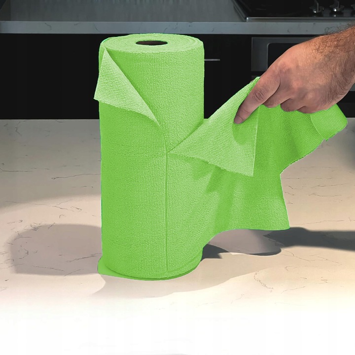 RĘCZNIKI Z MIKROFIBRY W ROLCE 30x30cm SZMATKI ŚCIERKI MIKROFIBRA 50szt.