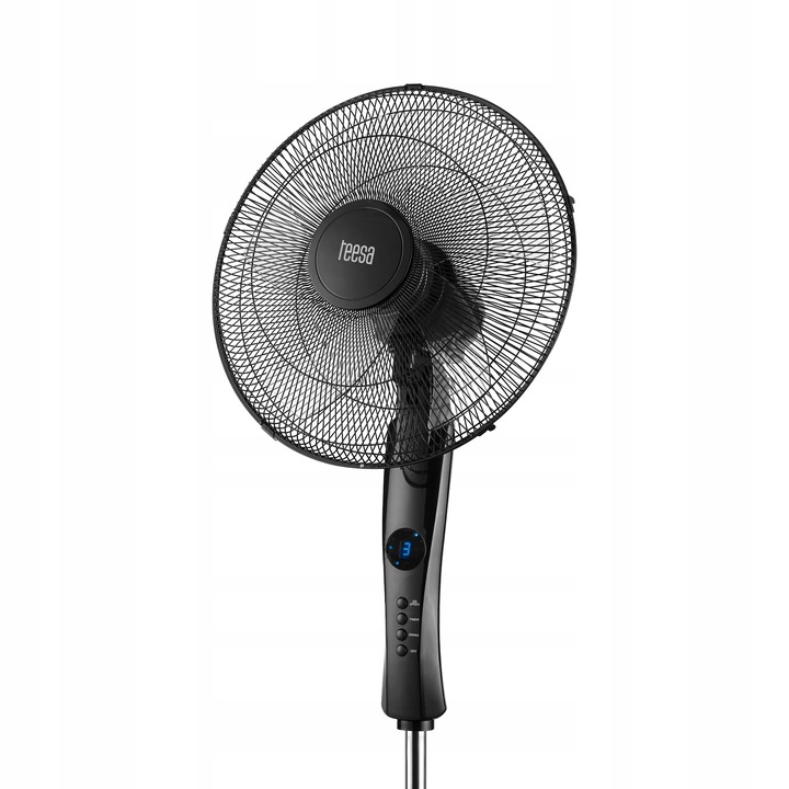 Wentylator podłogowy z sterowany pilotem, stojący TSA8024 czarny