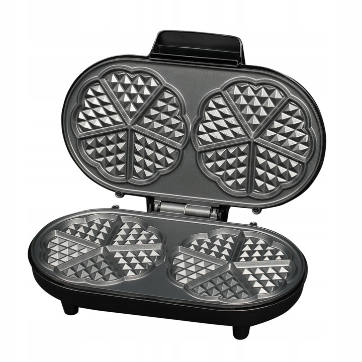 Gofrownica SERCA serduszka ceramiczna 10 GOFRÓW