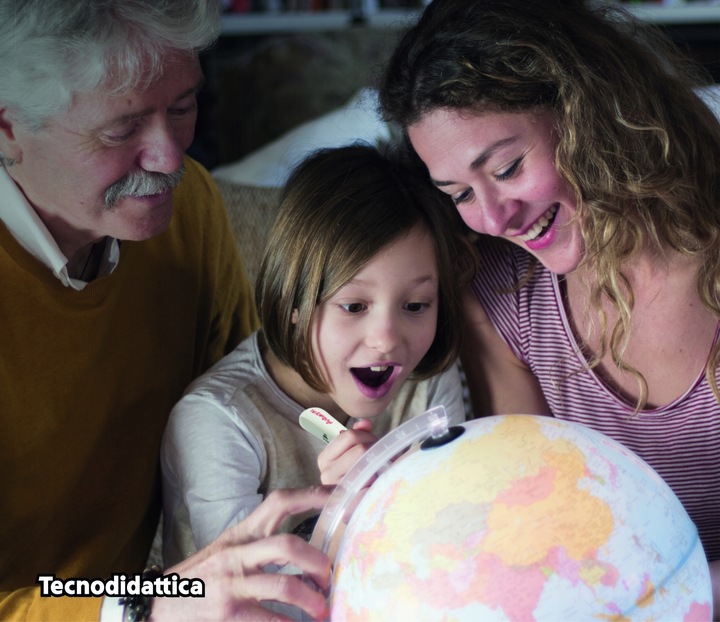 Globus ARTGLOB interaktywny podświetlany 8 JĘZYKÓW w tym POLSKI PARLAMONDO