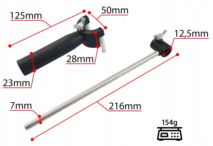 Narzędzie do rysowania obrysów półkoli nadkoli rantów Cyrkiel blacharski