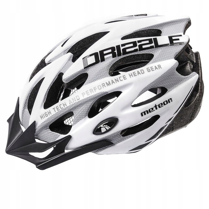 KASK ROWEROWY METEOR MV29 DRIZZLE M 55-58 odpinany daszek siatka od owadów