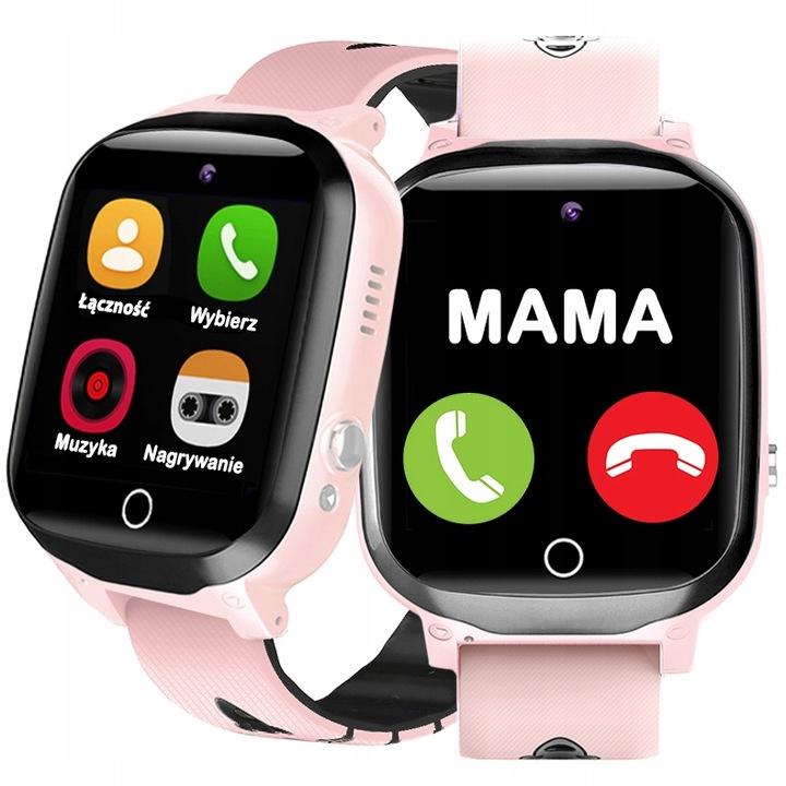 SMARTWATCH ZEGAREK DLA DZIECKA ROZMOWY MIEJSCE NA SIM APARAT GRY MENU PL