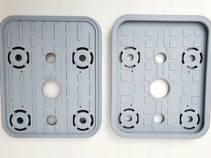 Górna guma uszczelka 140 x 115 mm do bloków ssawnych, zamiennik