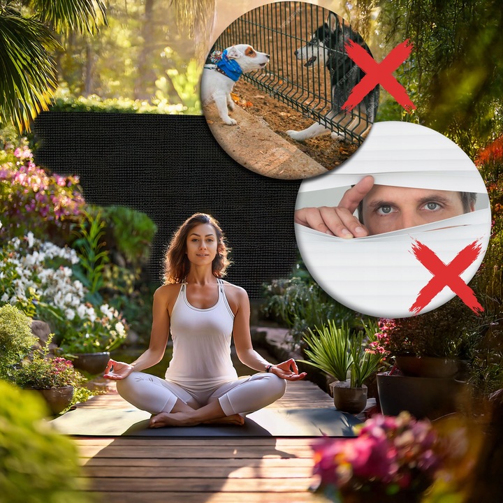 SIATKA CIENIUJĄCA 1,5x50m MASKUJĄCA MATA NA PŁOT OGRODZENIE OSŁONA 80% +UV