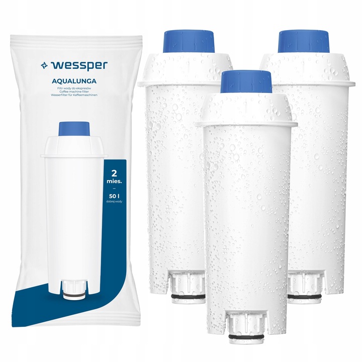 3x filtr wody Wessper AquaLunga do ekspresu Delonghi Magnifica zamiennik