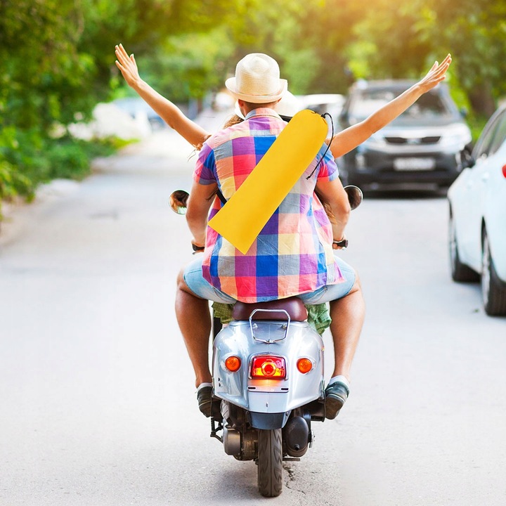 PARASOL PLAŻOWY SKŁADANY DO WALIZKI żółty