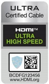 CERTYFIKOWANY KABEL HDMI 2.1 UHD 8K 4K 48Gbps CONNECTIONLAB UHDC 1m