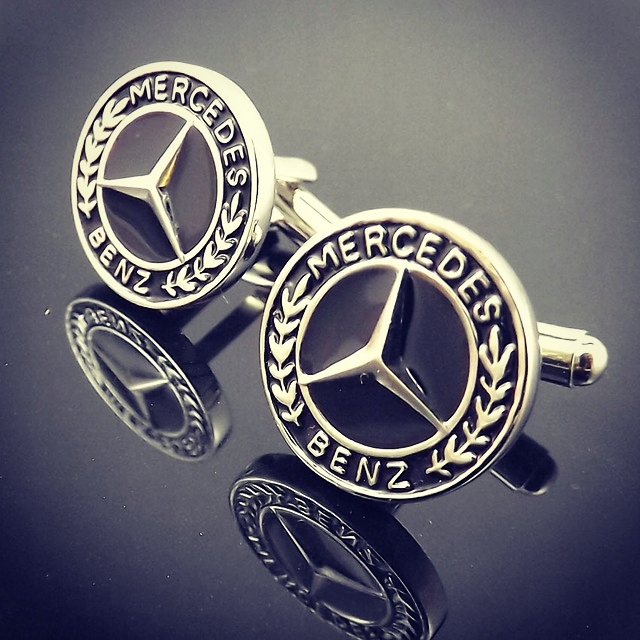 SPINKI DO MANKIETÓW, do koszuli, MERCEDES ORYGINAŁ