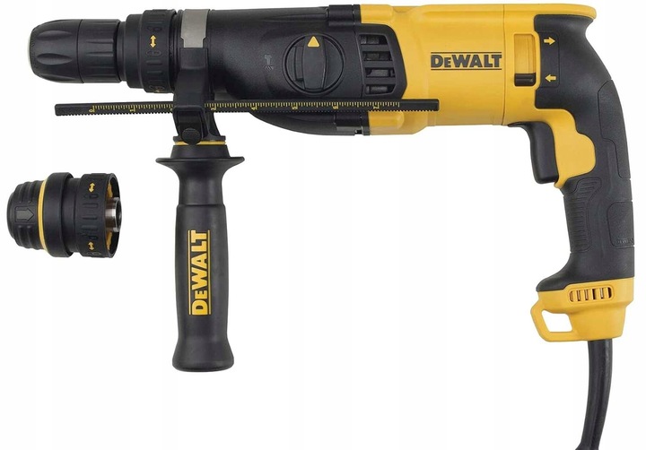 DeWALT Młotowiertarka Udarowa 3-funkcyjna SDS-plus + uchwyt D25134K