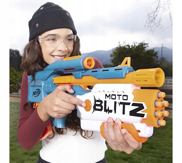 AUTOMATYCZNY PISTOLET NERF ELITE 2.0 KARABIN SHOTGUN 2W1 + 22 STRZAŁKI