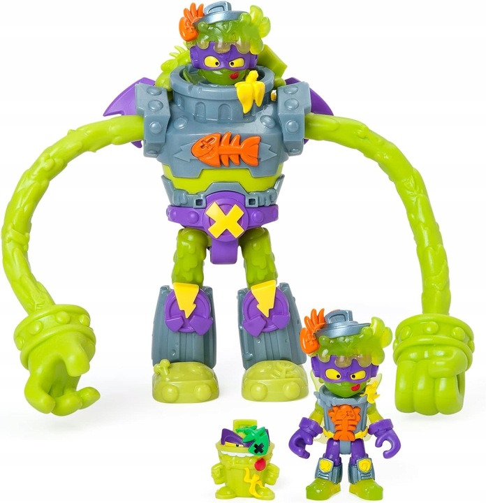 SUPER ZINGS THINGS SUPERTHINGS SUPERBOT TRASHER POWER ARMS TRASHER 25109