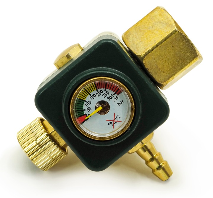 Reduktor TYP 185G z MANOMETREM do Ar CO2 MINI MANOMETR ARGON Ar/CO2 185