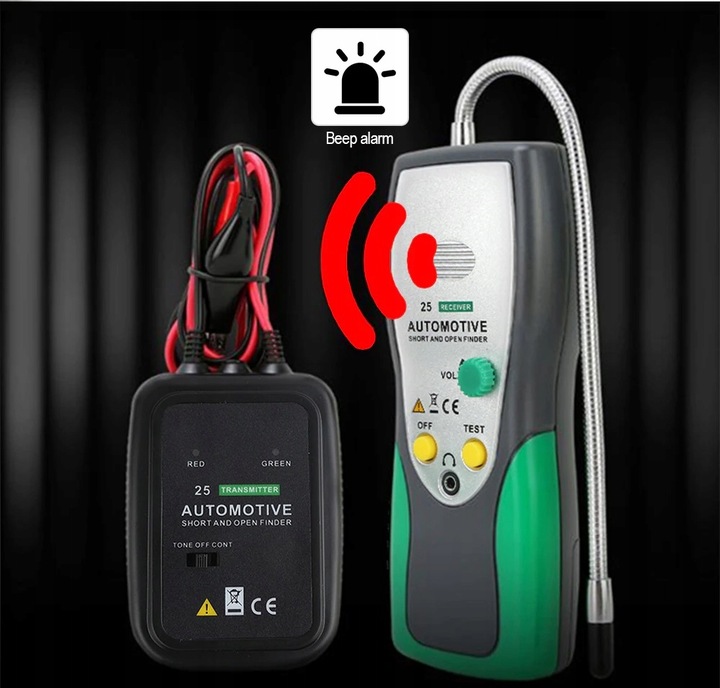 TESTER MIERNIK CIĄGŁOŚCI PRZEWODÓW KABLI PRZEWODÓW DUOYI DY25