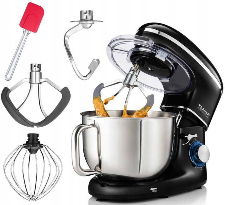 ROBOT KUCHENNY PLANETARNY MIKSER BlackChef MISA 6L DUŻA MOC 3000W