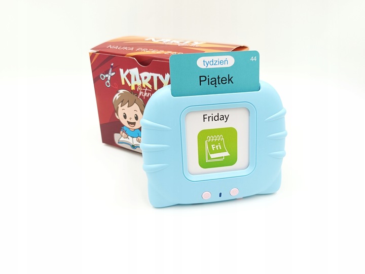 Czytnik Kart Do Nauki słówek POLSKI ANGIELSKI 1020+ SŁÓW TRZY TRYBY JĘZYKÓW