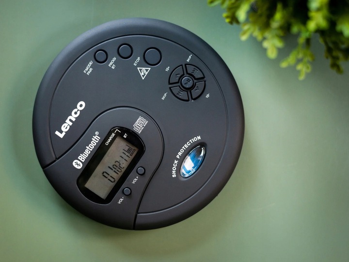 DISCMAN PRZENOŚNY ODTWARZACZ CD ESP ANTISHOCK AKUMULATOR AA BLUETOOTH LCD