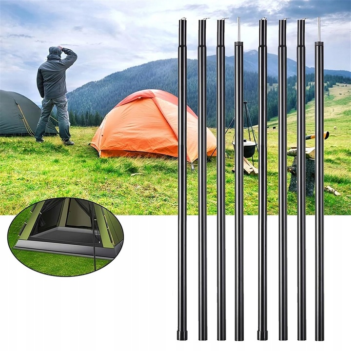 2x MASZT DO TARPÓW SŁUPKI KONSTRUKCJA DO PLANDEK PODPORY STOJAKI TARP 200CM
