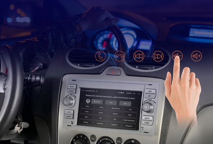 RADIO SAMOCHODOWE do FORD KUGA S-MAX C-MAX CARPLAY USB RDS GPS WIFI ANDROID