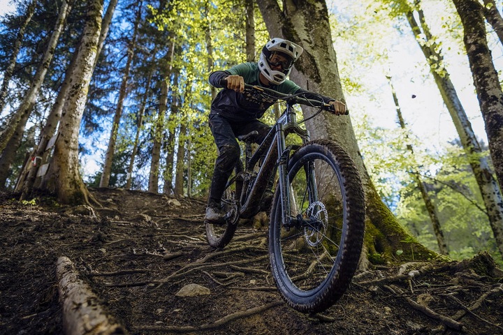 Kask rowerowy dziecięcy full face ABUS YouDrop FF midnight blue S 48-55 cm