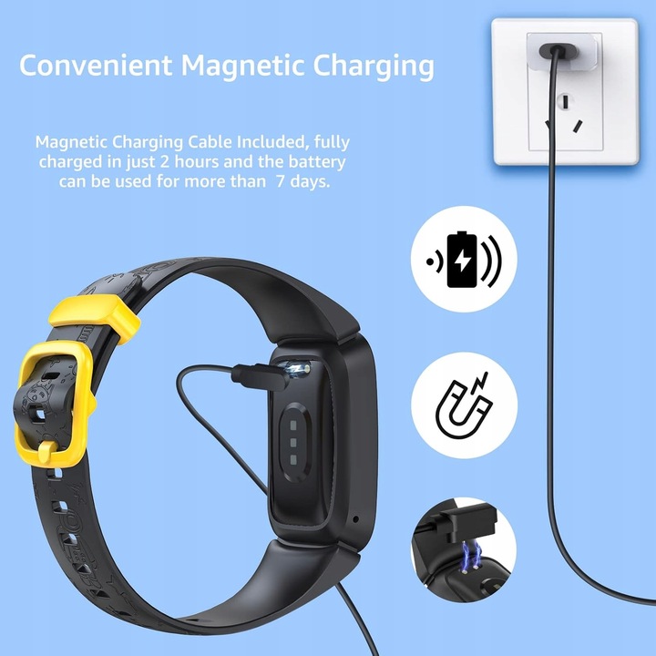 SMARTWATCH MINECRAFT SMARTBAND DLA DZIECI V102 KROKOMIERZ (3 kolory)