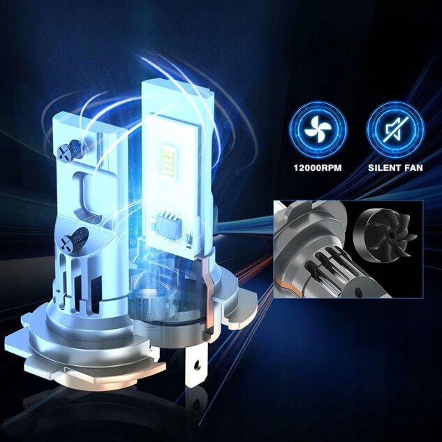 ŻARÓWKI SAMOCHODOWE MIJANIA DROGOWE H7 LED 80W 20000LM CANBUS 2 SZT OKAZJA