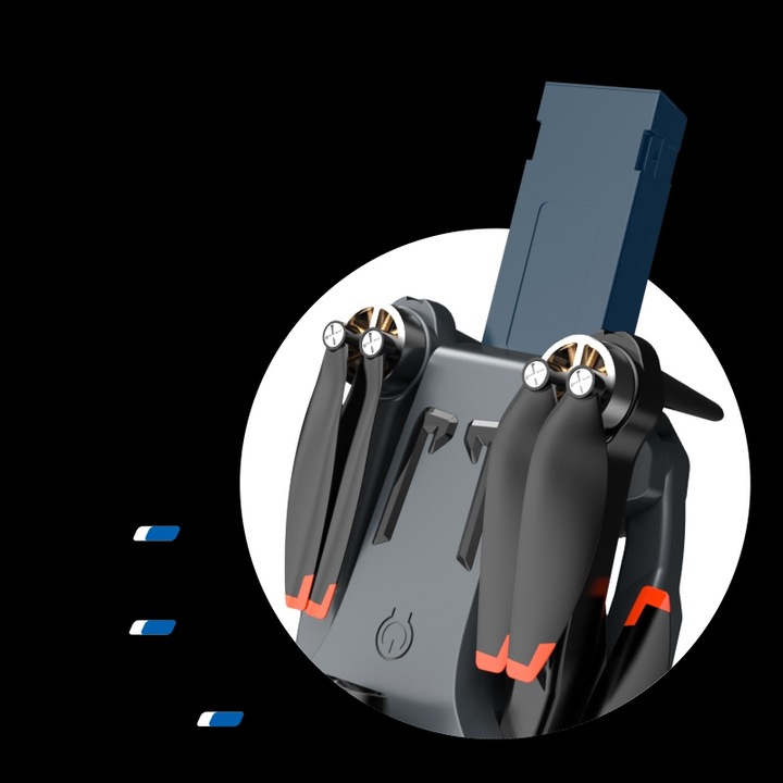 DRON Z KAMERĄ S183 PILOT HEADLESS 3 KAMERY UNIKANIE PRZESZKÓD 3 BATERIE