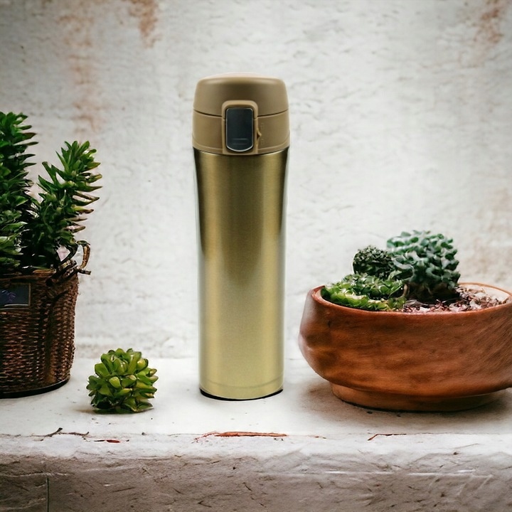 Kubek Termiczny jak termos do kawy na herbatę prezent z ustnikiem matowy