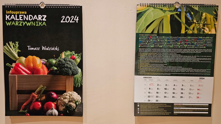 Książka infouprawa JAK UPRAWIAĆ WARZYWA + Kalendarz Warzywnika 2024