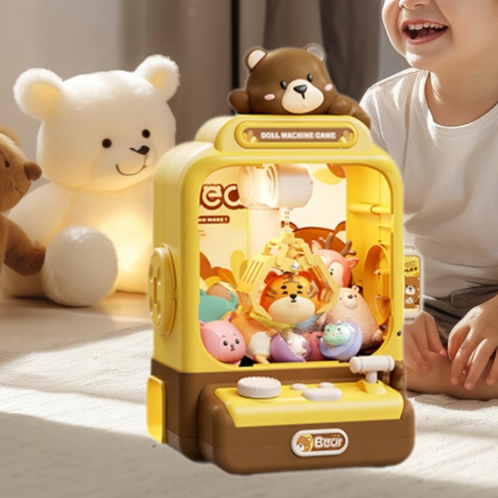 GRA POŁAWIACZ ZABAWEK AUTOMAT DO GRY Z ZABAWKAMI XL MASZYNA NA BATERIE