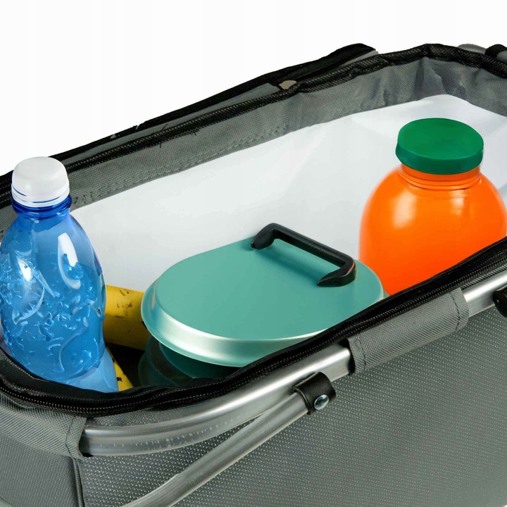 Kosz termiczny NA PIKNIK plażowy składany IZOLACYJNY na zakupy Captain Mike