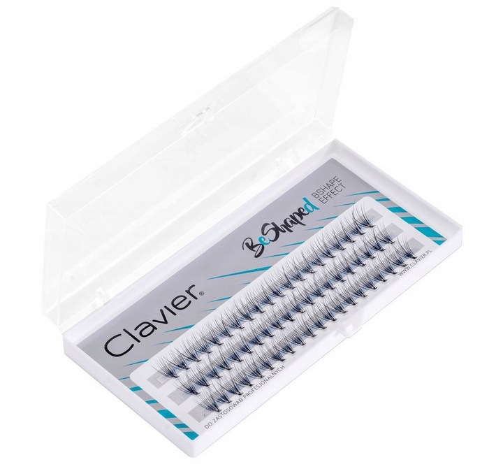 Kępki Rzęs CLAVIER BeShaped 14mm – skręt B