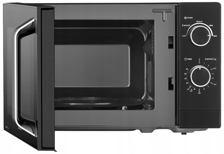 MIKROFALÓWKA KUCHENKA MIKROFALOWA MIKROFALA SENCOR CZARNA TIMER 20 L 700 W