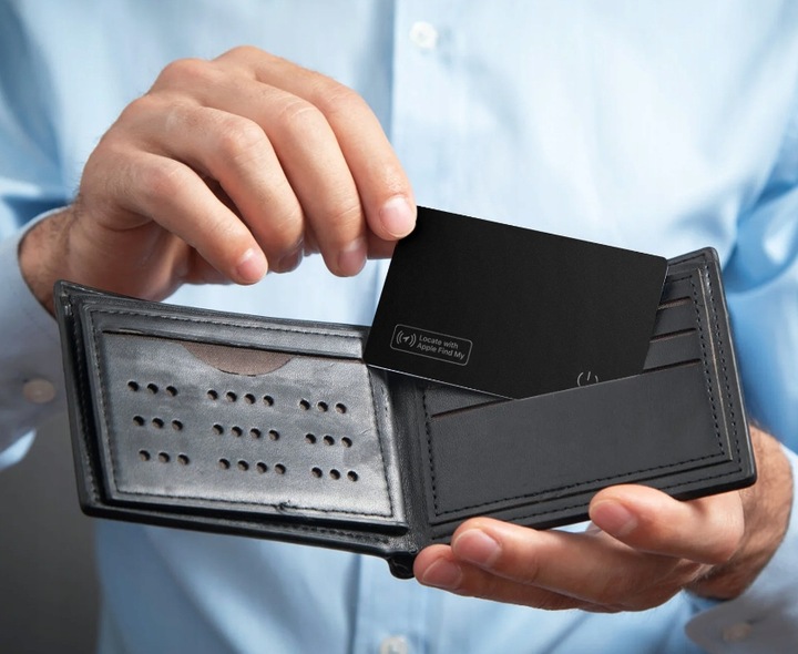 LOKALIZATOR PORTFELA KARTA GPS MINI DŹWIĘKOWY BLUETOOTH FIND MY TAG TRACKER